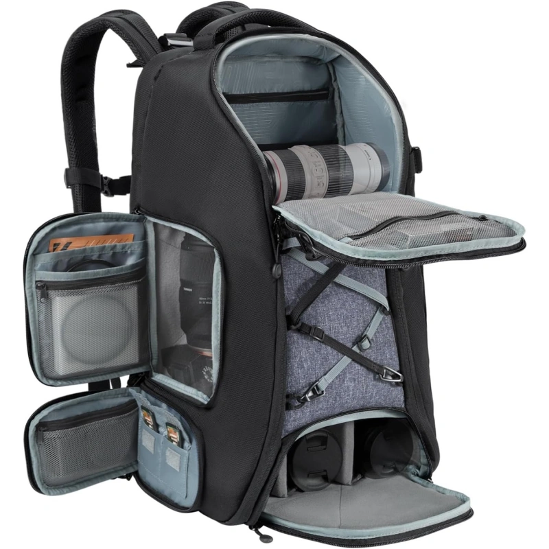 Professional Camera Backpack Laptop Storage Slot (1)
