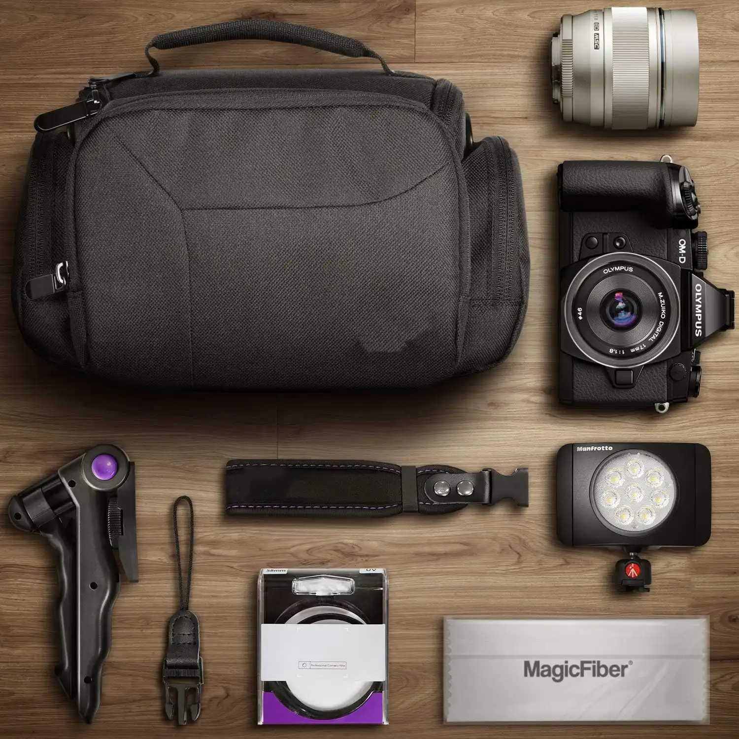 Scratch resistant camera bag custom divider OEM