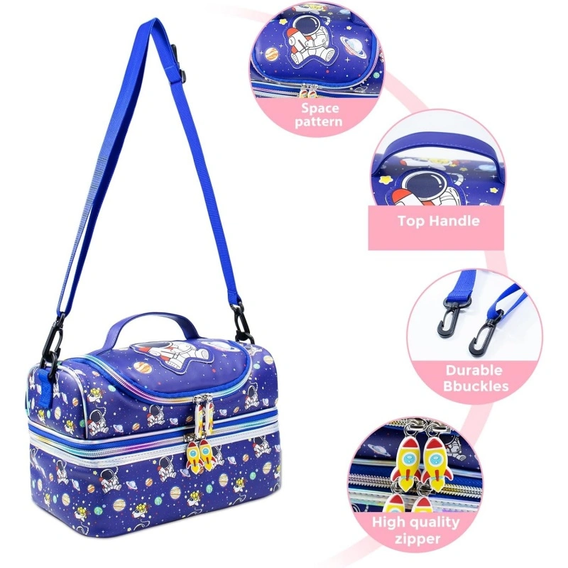 Space Pattern Insulated Lunch Bag Factory Direct (1)