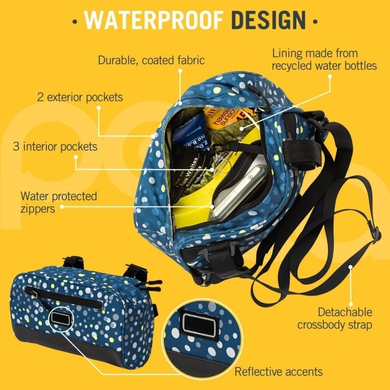 Waterproof Convertible Bike Bag Inner Structure Layout