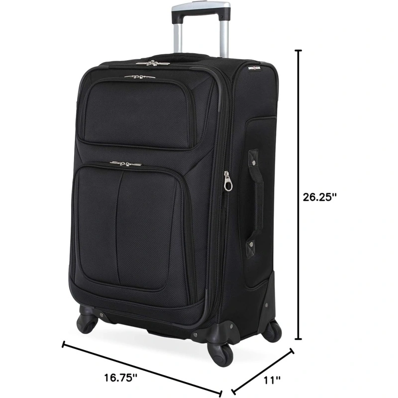 customize Lightweight Polyester Suitcase with 360 Wheels (1)