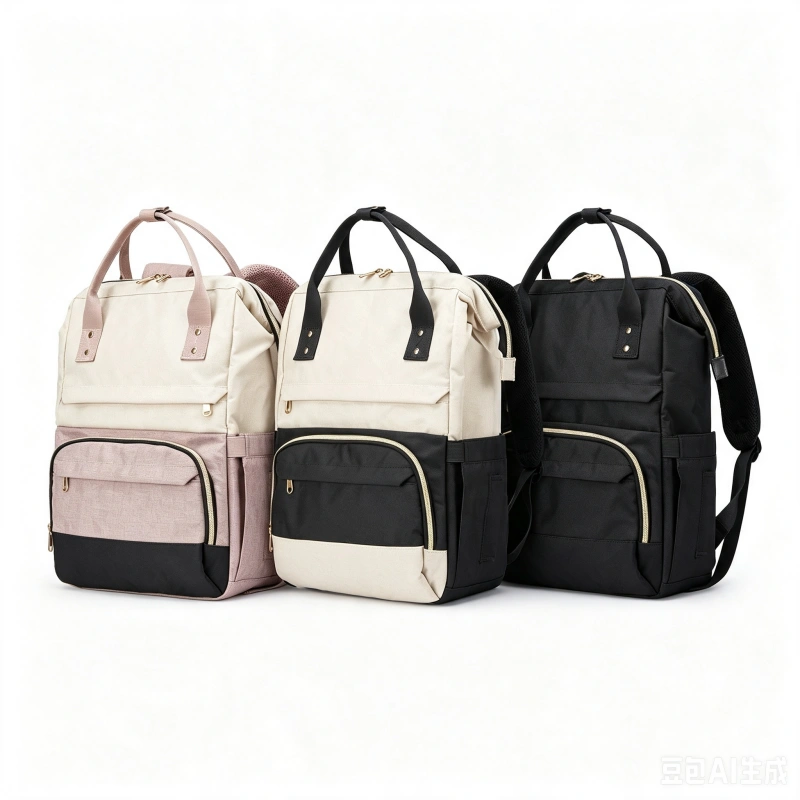 Custom functional school backpack with side mesh pockets (1)