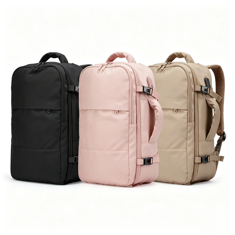 Durable Nylon Backpack with Water-Repellent Coating OEM (1)