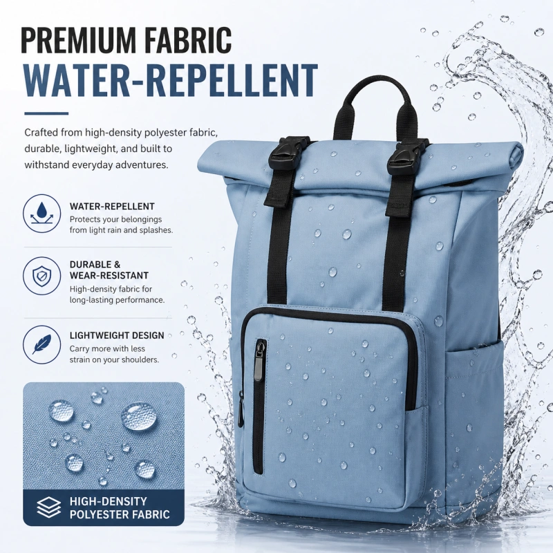 ODM Water Resistant Laptop Backpack with Large Capacity (1)
