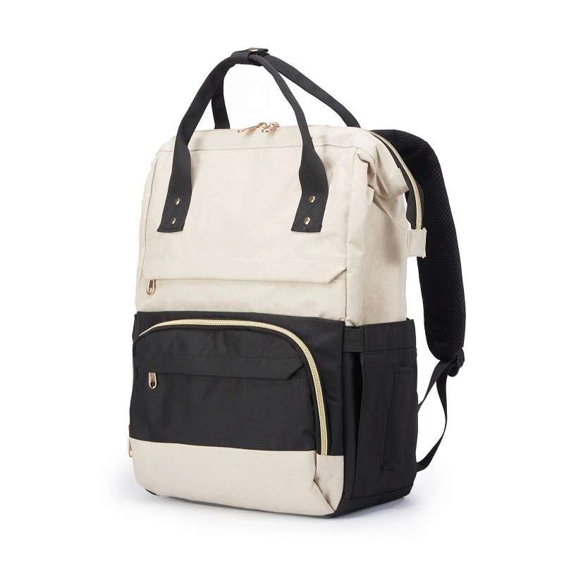 OEM premium travel backpack with rolling suitcase strap. (1)
