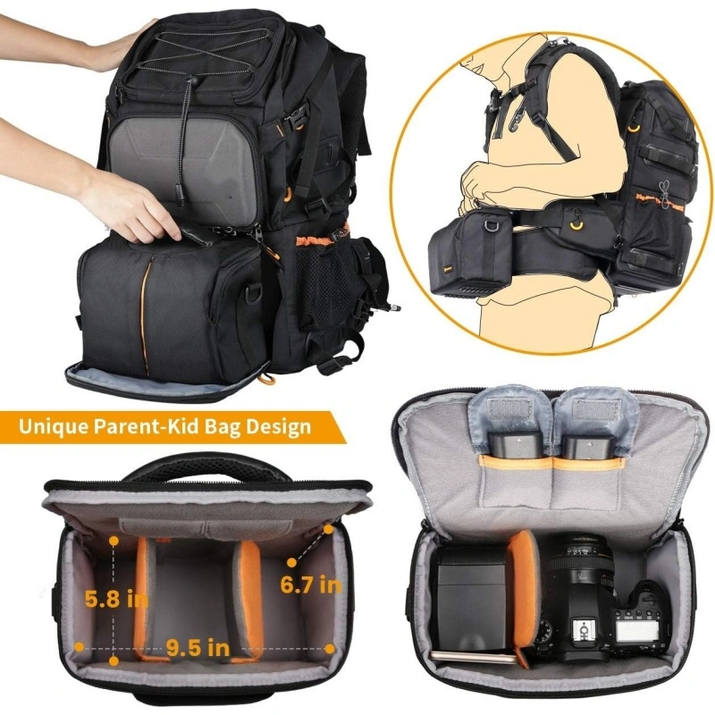 Wholesale Camera Backpack Adjustable Back Waist Belt (1)