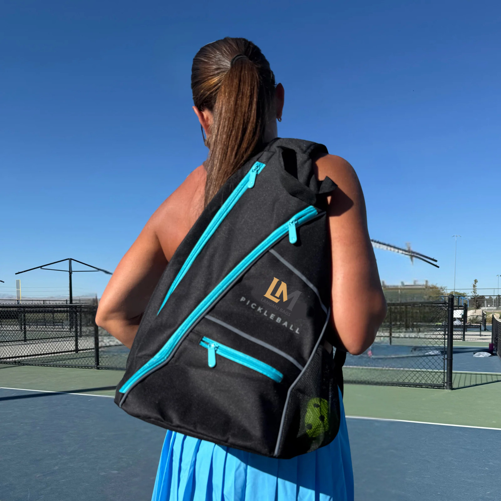 Multi-compartment Pickleball Paddle Bag