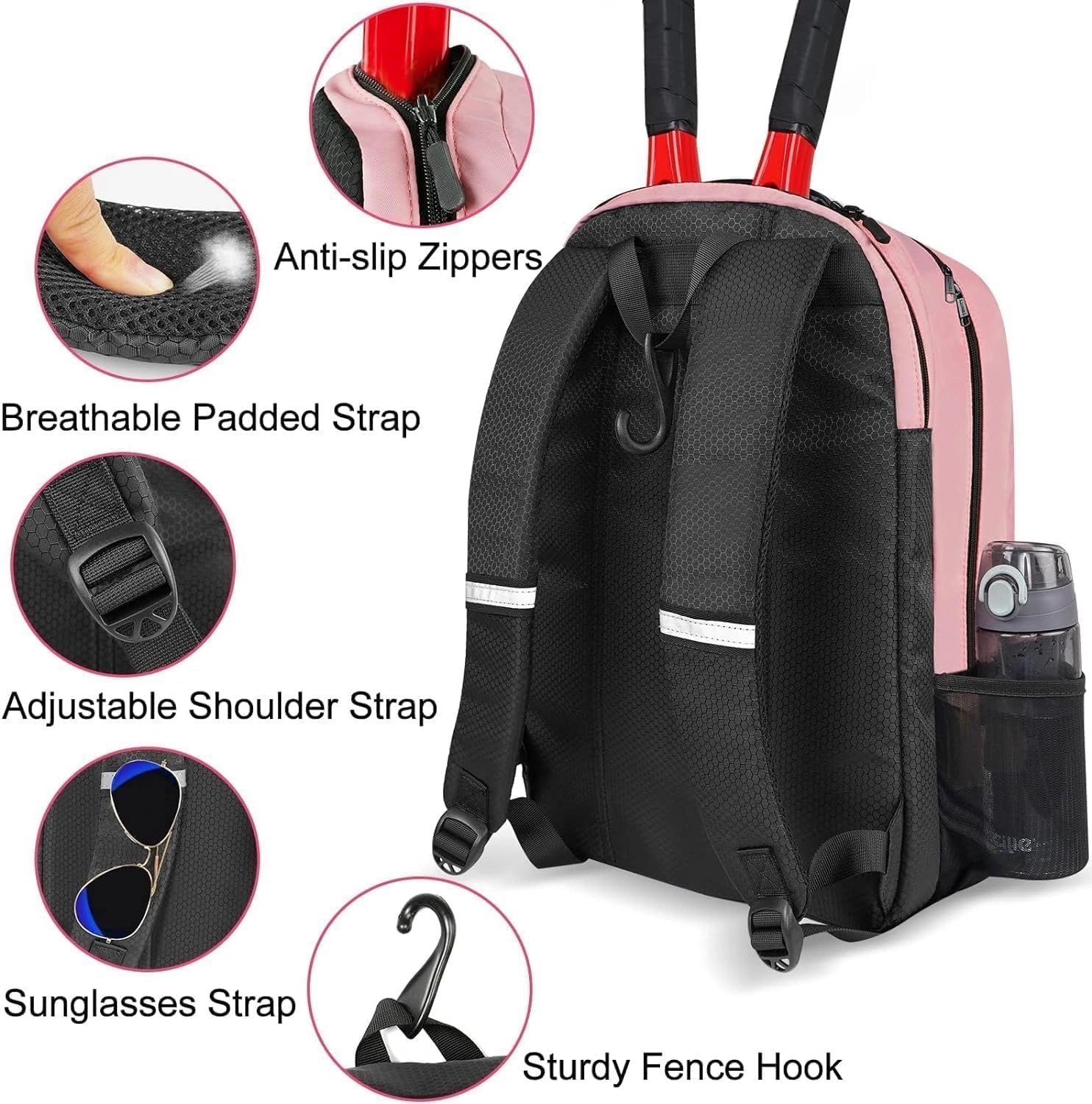 Pickleball Backpack Insulated Cooler Pocket
